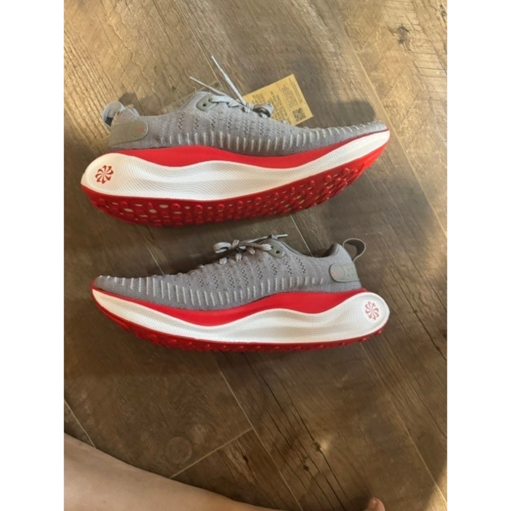 Nike ReactX Infinity Run 4 Mens Grey Red Running Shoes FJ1221-019 Size 10 NWT - Picture 5 of 9